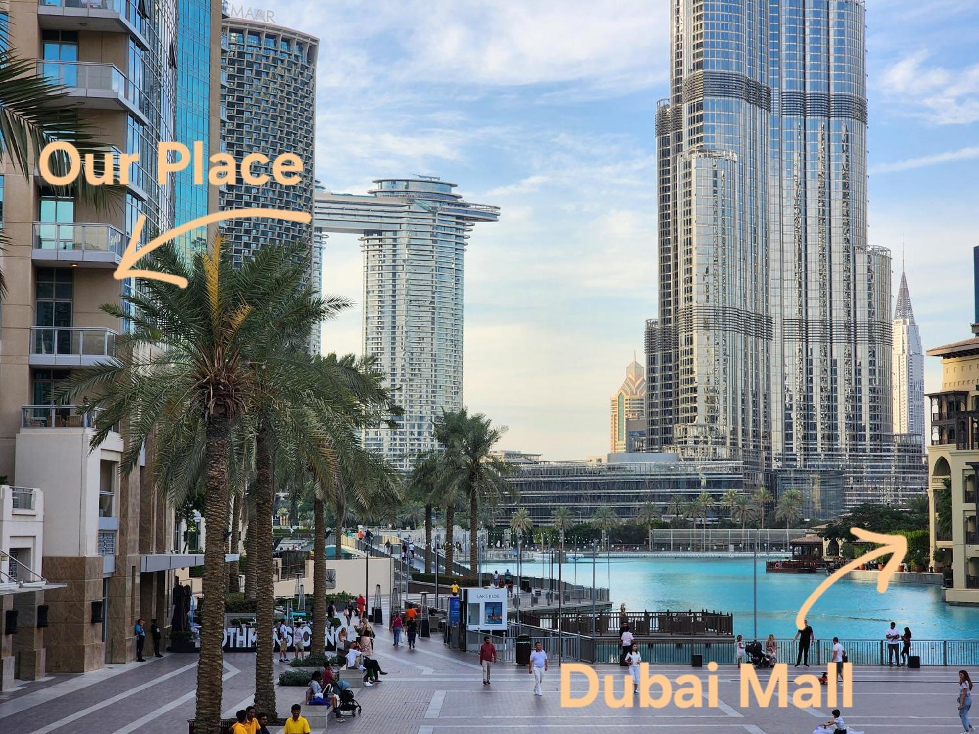 Apartamento Downtown Oasis, Burj Khalifa Views, Luxury Amenities Dubái Exterior foto